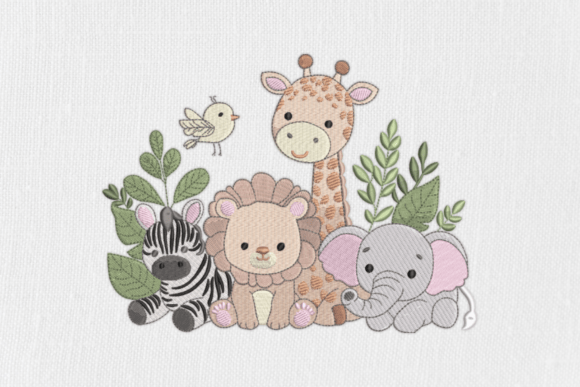 Animal Embroidery Design