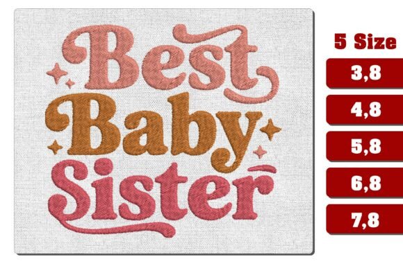 Best Baby Sister Machine Embroidery File