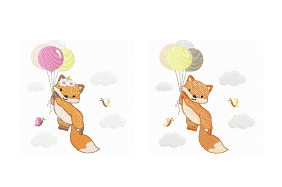 Flying Fox Embroidery Design Bundle Set