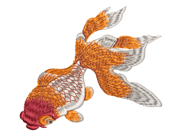 Japanese Koi Embroidery